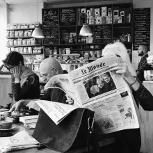 Page Galeri page 3 monochrome_photo_of_woman_holding_newspaper_1837412